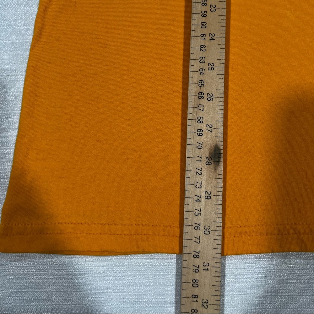 Yellow Graphic Ringer Tee with Black Trim - Picture 5 of 5